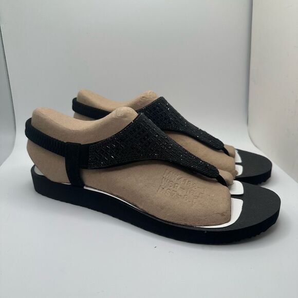 Skechers Women's Meditation - Rockstar Sling Back Sandal 10 BLACK - Picture 1 of 7